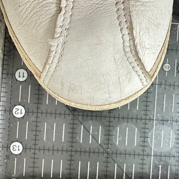 Vintage Nike bruins Men Size 9.5 White Leather Low Top Shoes Made in Korea - Picture 13 of 15